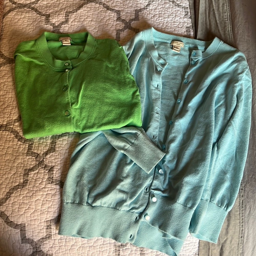 Bundle of 2 J Crew Clare Cardigan